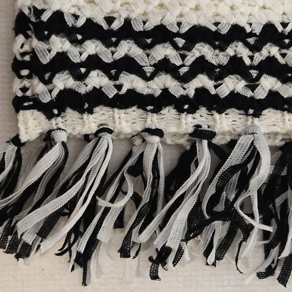 Ruby Rd. Fringed Crochet Sweater - Picture 6 of 8